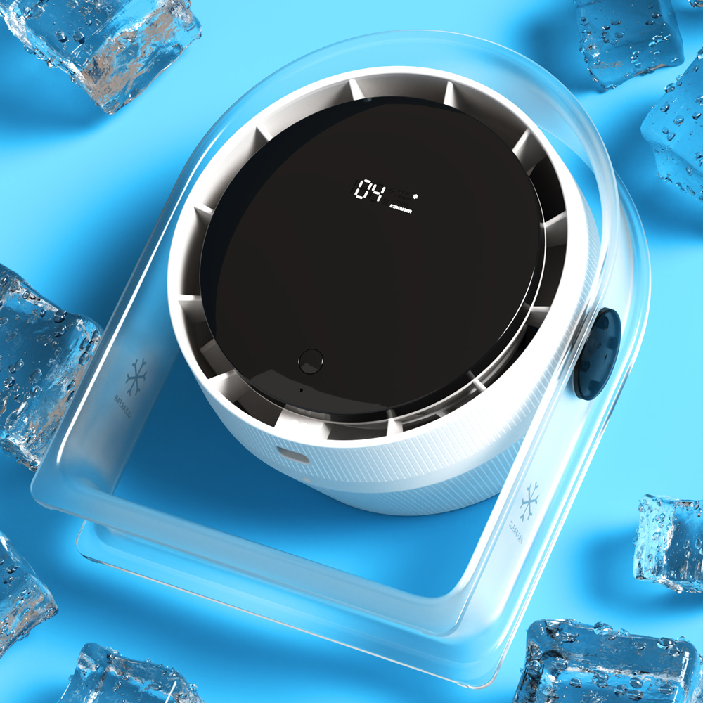 무선 LED 사무실 캠핑 탁상용 선풍기 책상