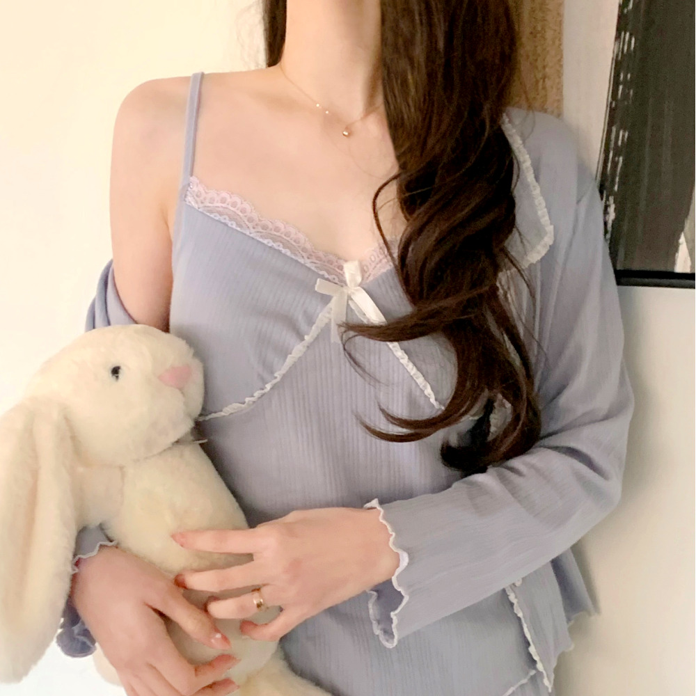 노브라잠옷 빅사이즈파자마 3피스잠옷 이미지 6