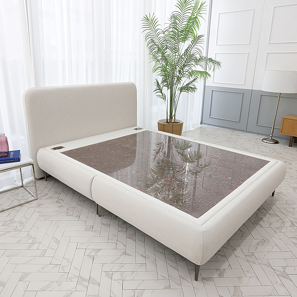 딜리스 돌침대 패브릭 칠보석 돌보료 온돌침대 퀸 Q CL524