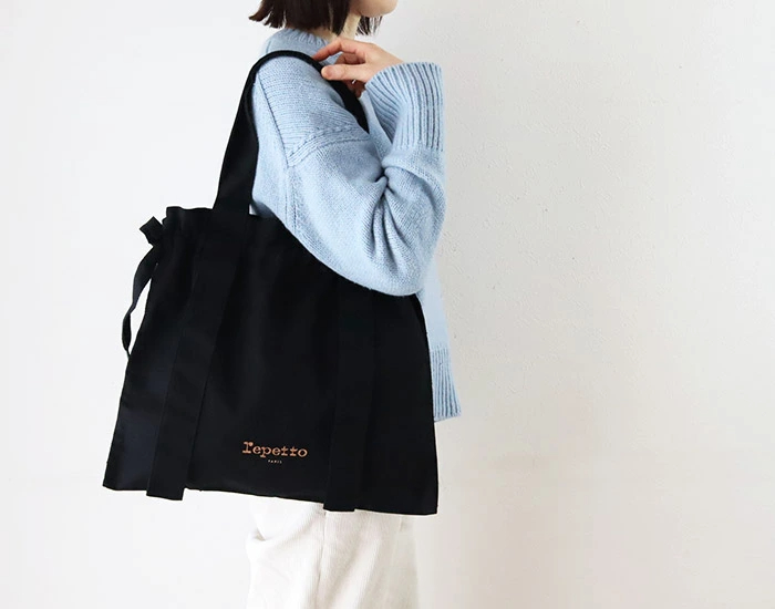 레페토 repetto 론도 토트백 L 사이즈 B0333T 블랙 - 상세 이미지 2