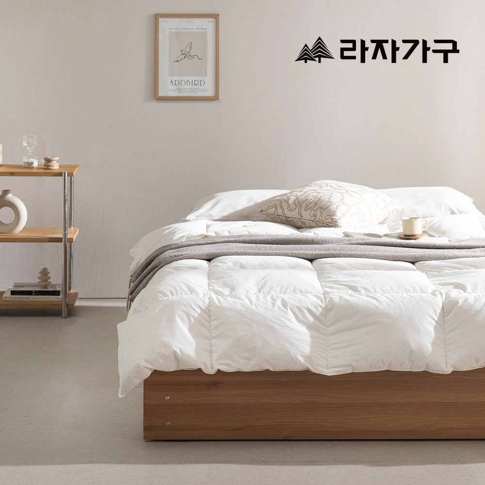 라자가구 베티 A형 무헤드 서랍형 침대 프레임 퀸 Q 수납 벙커(매트별도)