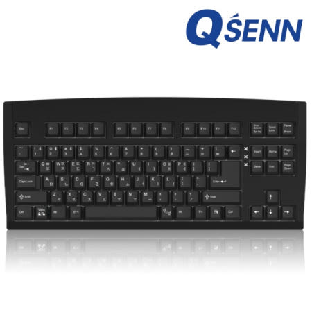QSENN DT35 89 ABS 풀윤활 가스켓 유무선 기계식 키보드 하이무 저소음 바다소금