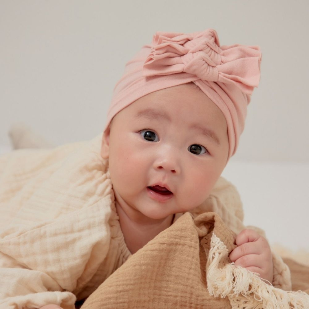 디어딜리 아기터번 말랑터번 말랑밴드 플랫터번 리보니터번 리본타이터번  유아헤어밴드 남자아기 여아머리띠 - 상세 이미지 3