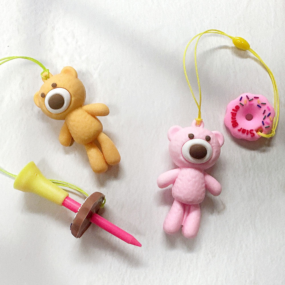 곰친구 도넛링 골프티걸이 4개 골프티꽂이 - 상세 이미지 3