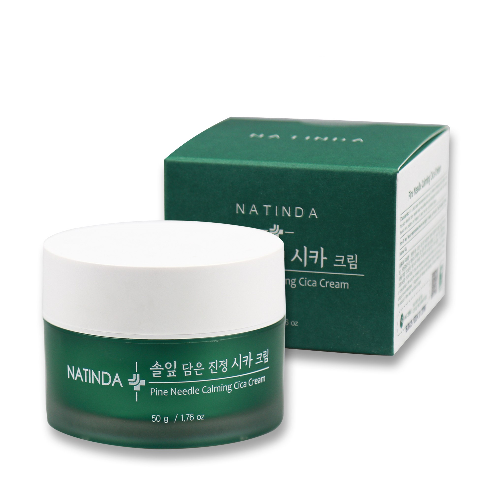 나틴다 솔잎 담은 진정 시카크림 50g 예민한 피부 트러블 진정케어 - 메인 이미지