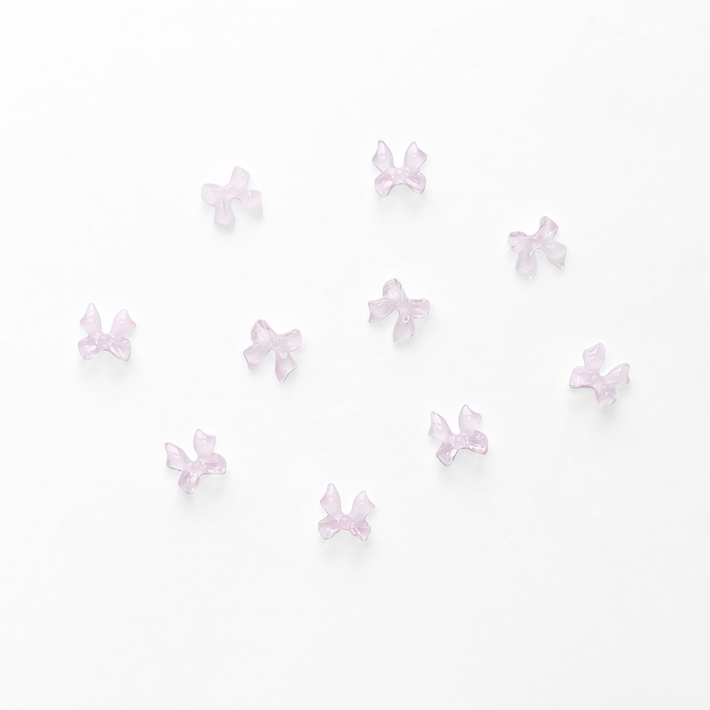 연핑크시럽 미니 꼬리 리본 네일파츠 리본파츠 10개입 (1173) - 상세 이미지 3