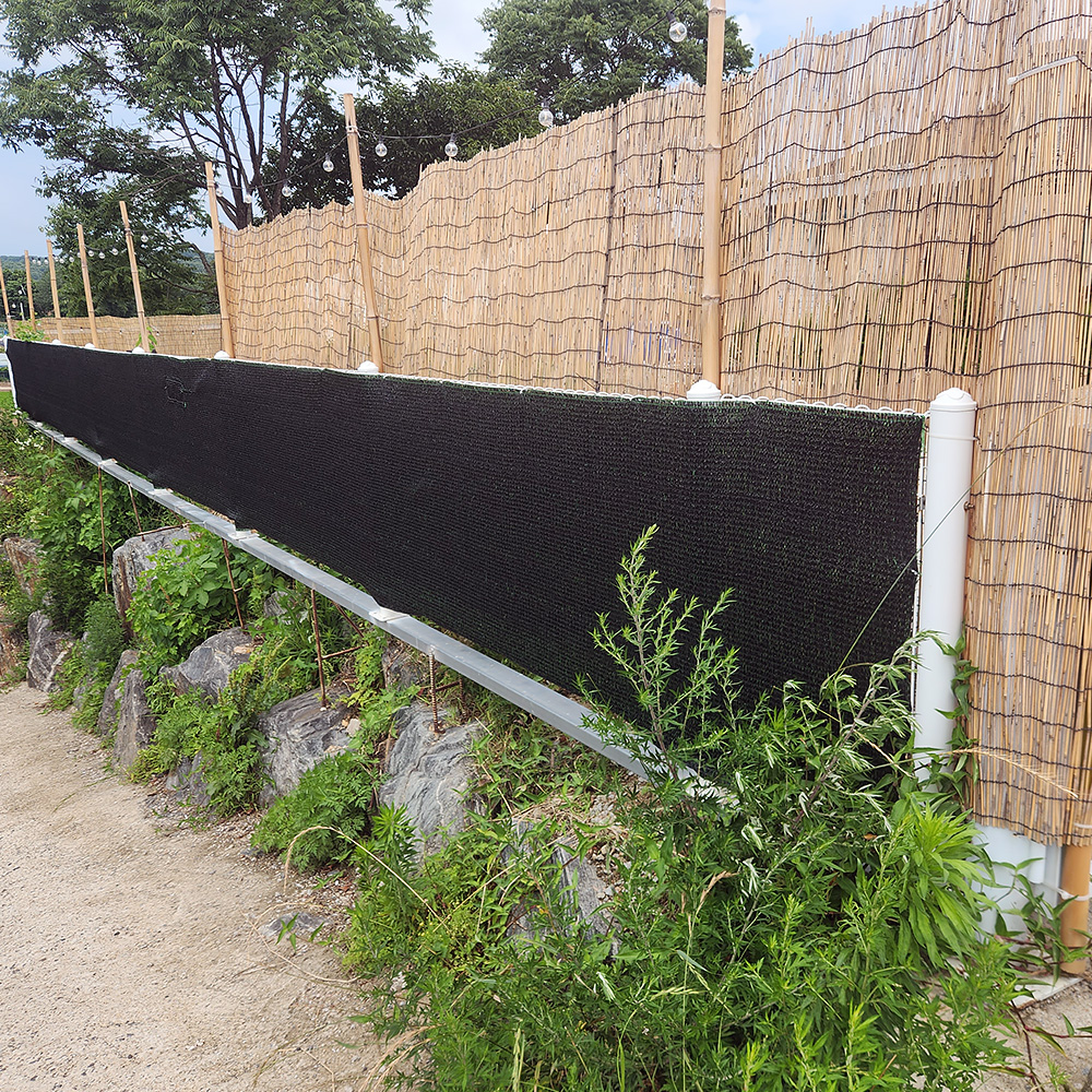 사중직 테라스 가림막 1.5m x 5m 펜스 베란다 옥상 울타리 담장 가리개 사생활보호