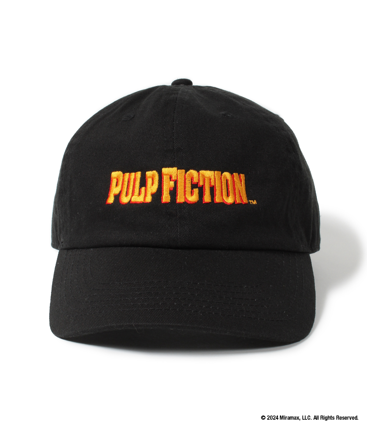 와코마리아 WACKO MARIA 펄프픽션 6 PANEL CAP 캡 모자 블랙 - 상품 이미지