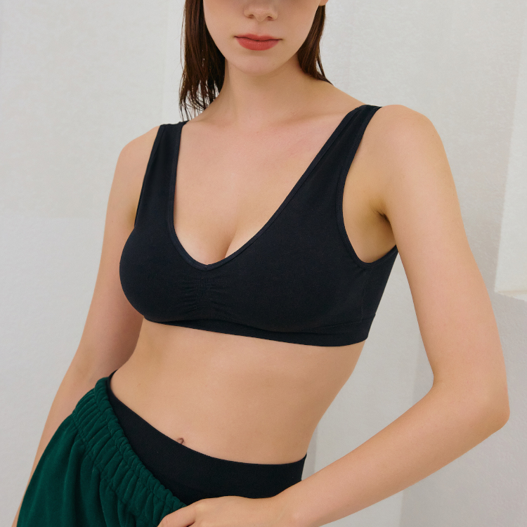 더커버드 셀라 심리스브라 젤리 스포츠 브라 볼륨 업 브라렛 속옷 - 상세 이미지 4