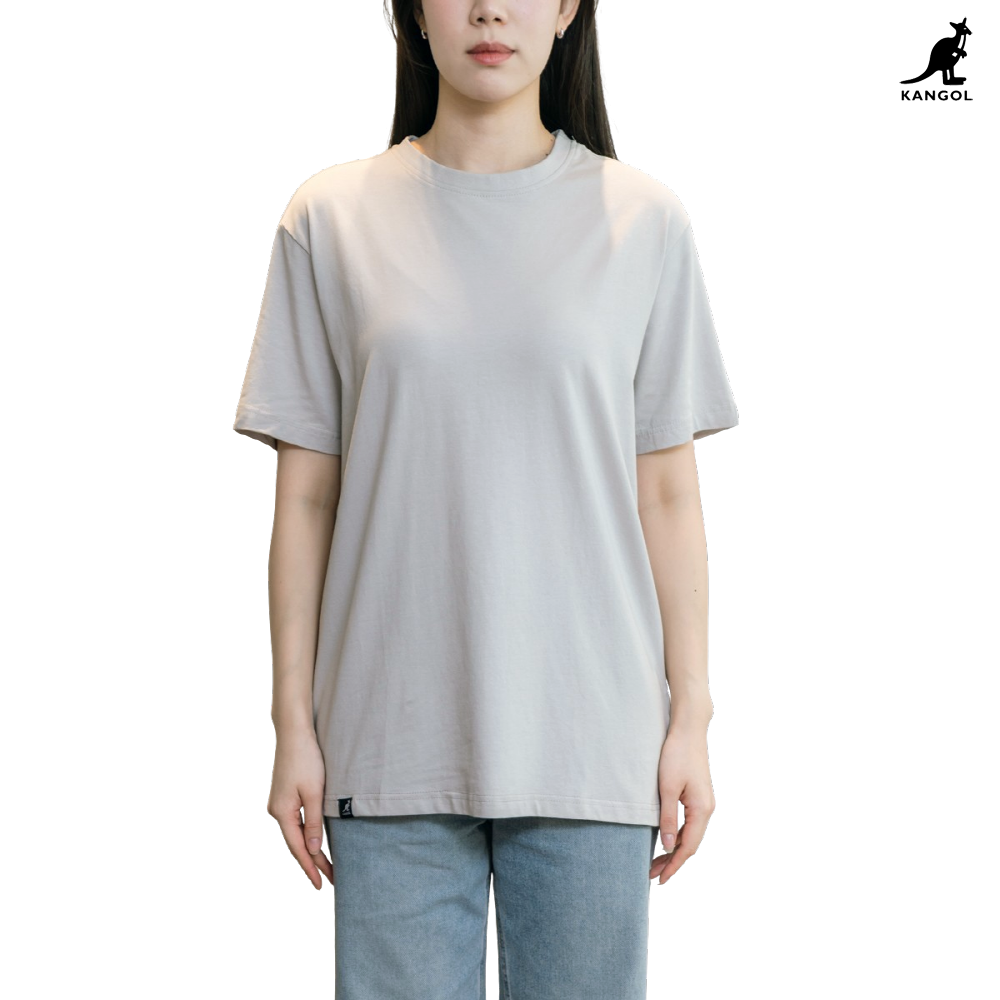 캉골 반팔 티셔츠 남녀공용 K90151 그레이, S - 상품 이미지