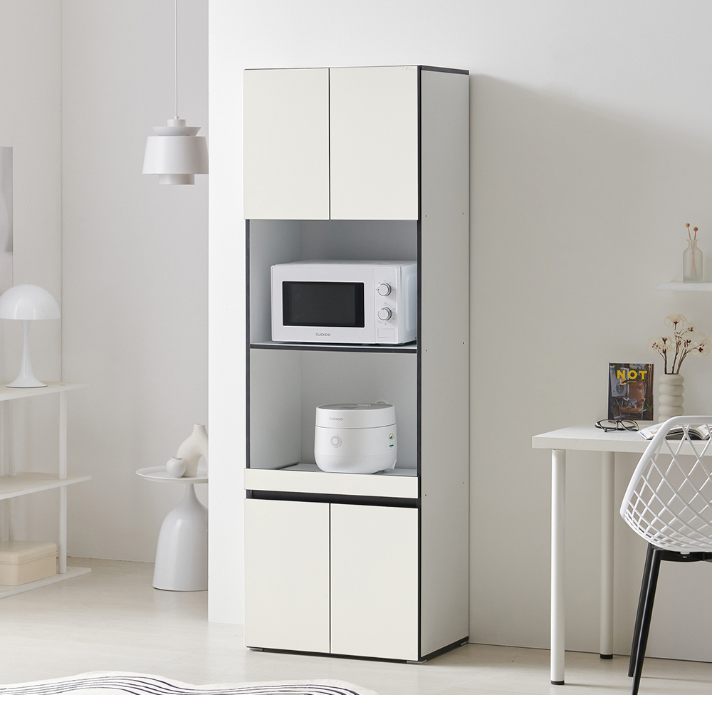 오브제 전자 렌지 밥솥 수납장 선반 렌지대 600 기본형