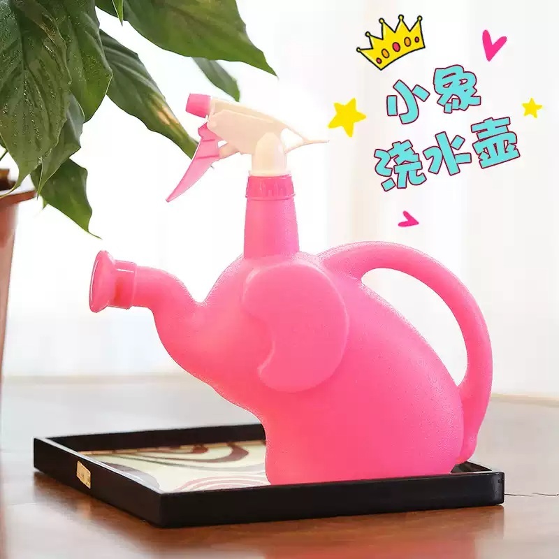 코끼리 조리개 물 화분 식물 귀여운 물뿌리개 화초 분무기 - 상세 이미지 2