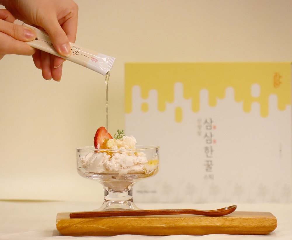 10년근 산양삼 한탐 삼삼한꿀스틱 30포 450g 단양 아카시아벌꿀 명절선물 부모님선물 - 상세 이미지 4