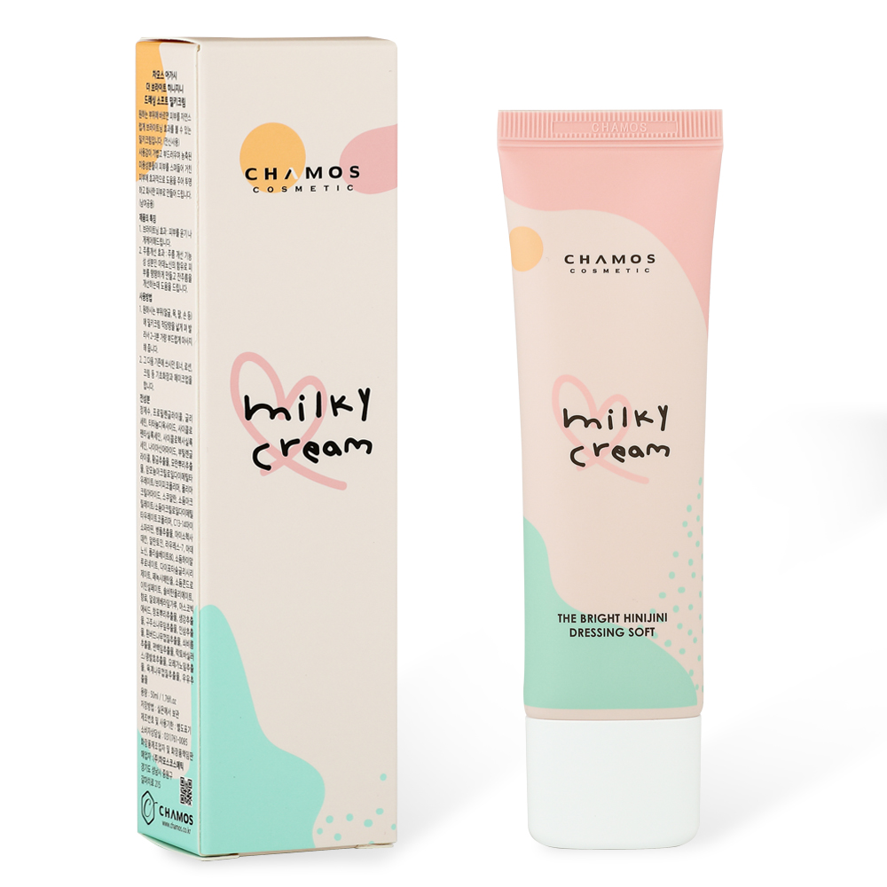 더 브라이트 히니지니 드레싱 소프트 밀키크림 50ml 미백 주름개선 기능성 톤업크림 - 상품 이미지