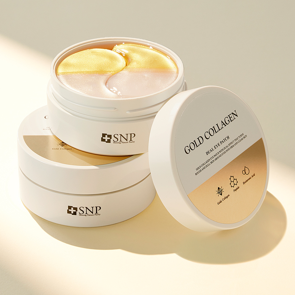 [2개+추가5%포인트] Snp 골드콜라겐&글루타치온 듀얼 패치 마스크팩 60매, 2개 이미지 2