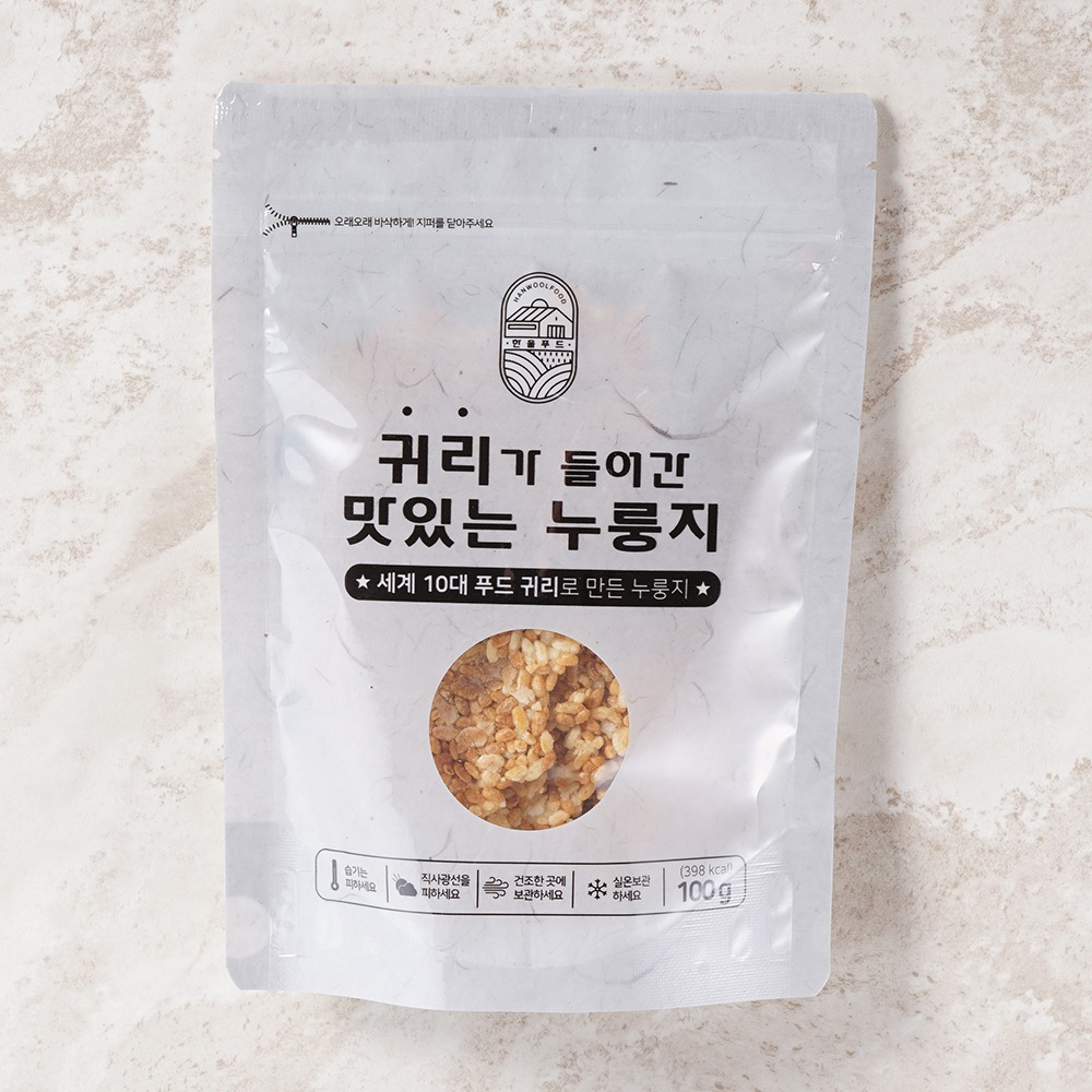 국산쌀 귀리 누룽지 소포장 100g x 10봉 - 상세 이미지 5