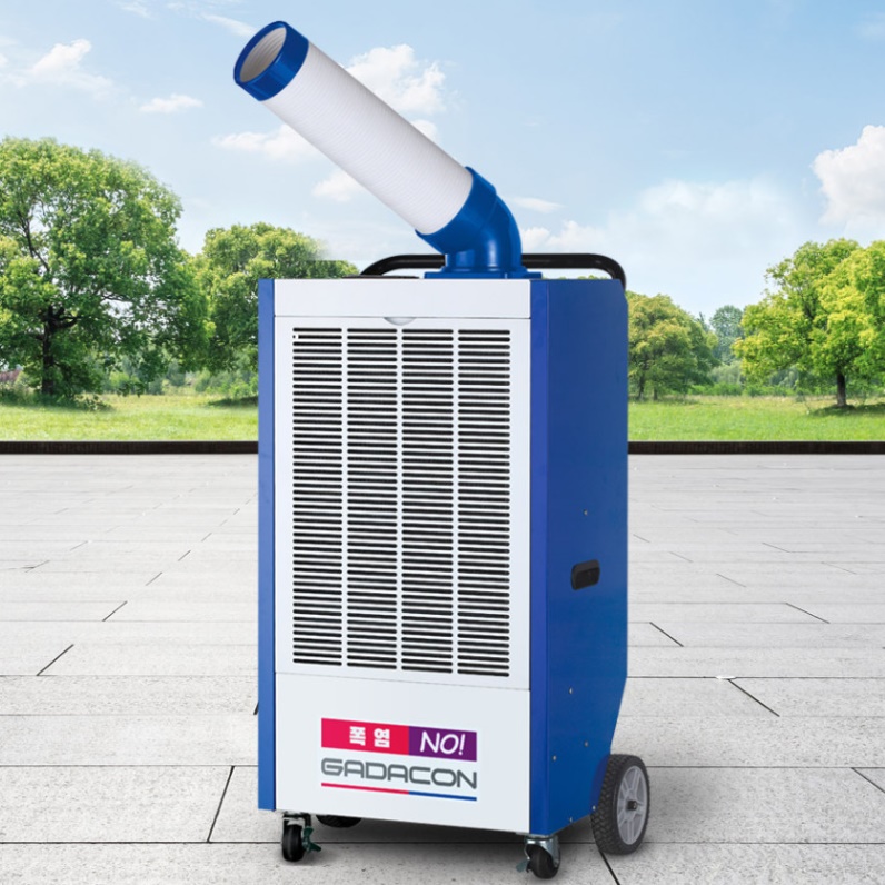 이동형 10평형 에어컨 야외용 작업장 캠핑 노가다 실외기없는에어컨