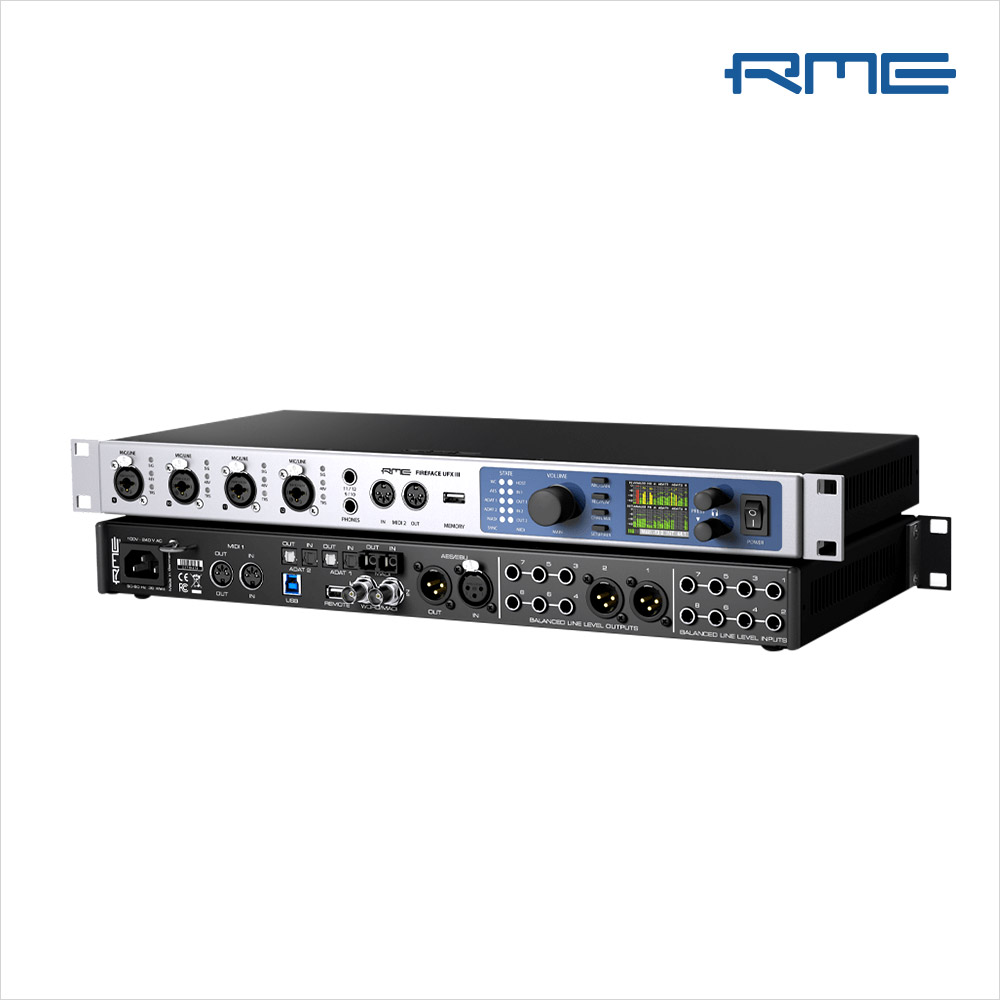 RME Fireface UFX3 오디오 인터페이스 - 상품 이미지