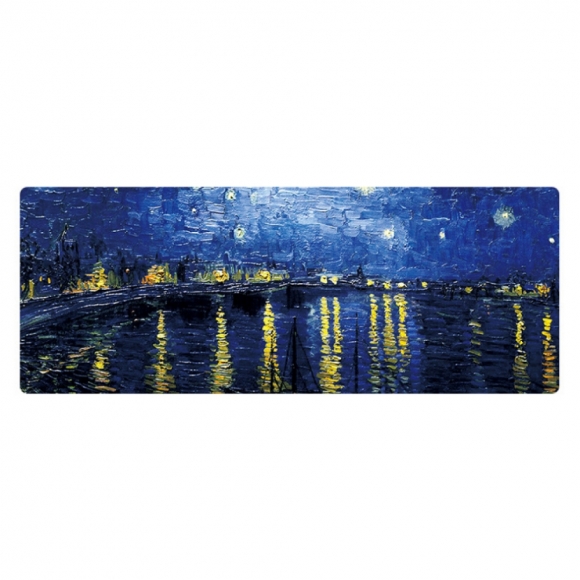 명화 마우스장패드 대형 키보드패드 게이밍장패드 고흐 별이빛나는밤