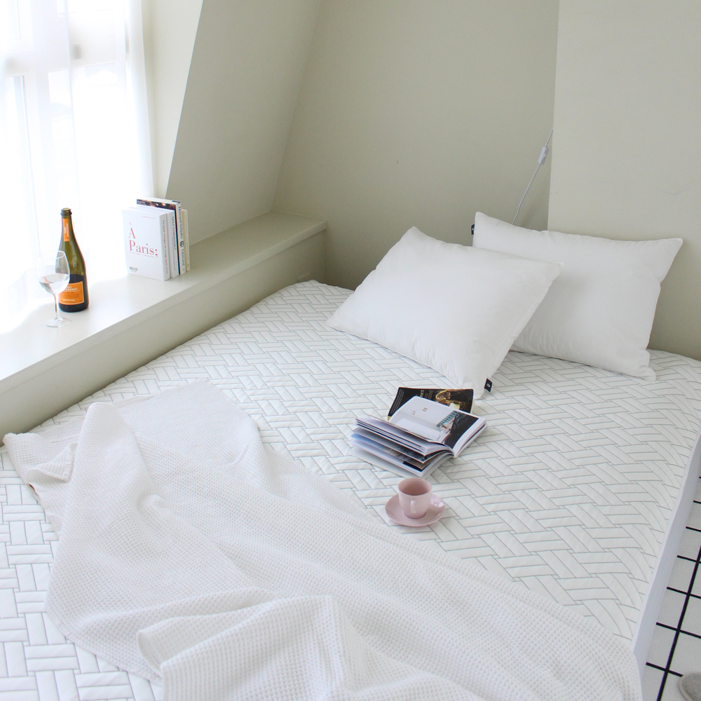 나라데코 듀라론 냉감 쿨링 여름 침대 고정밴드 냉감패드 S