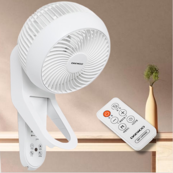 벽걸이용 저소음 서큘레이터 소형 벽걸이 써큘레이터 주방 써큘레이터 매장용 서큘레이터