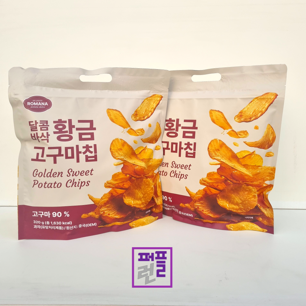 황금 고구마칩 320g x 4개 국민간식 효도간식 - 상세 이미지 2