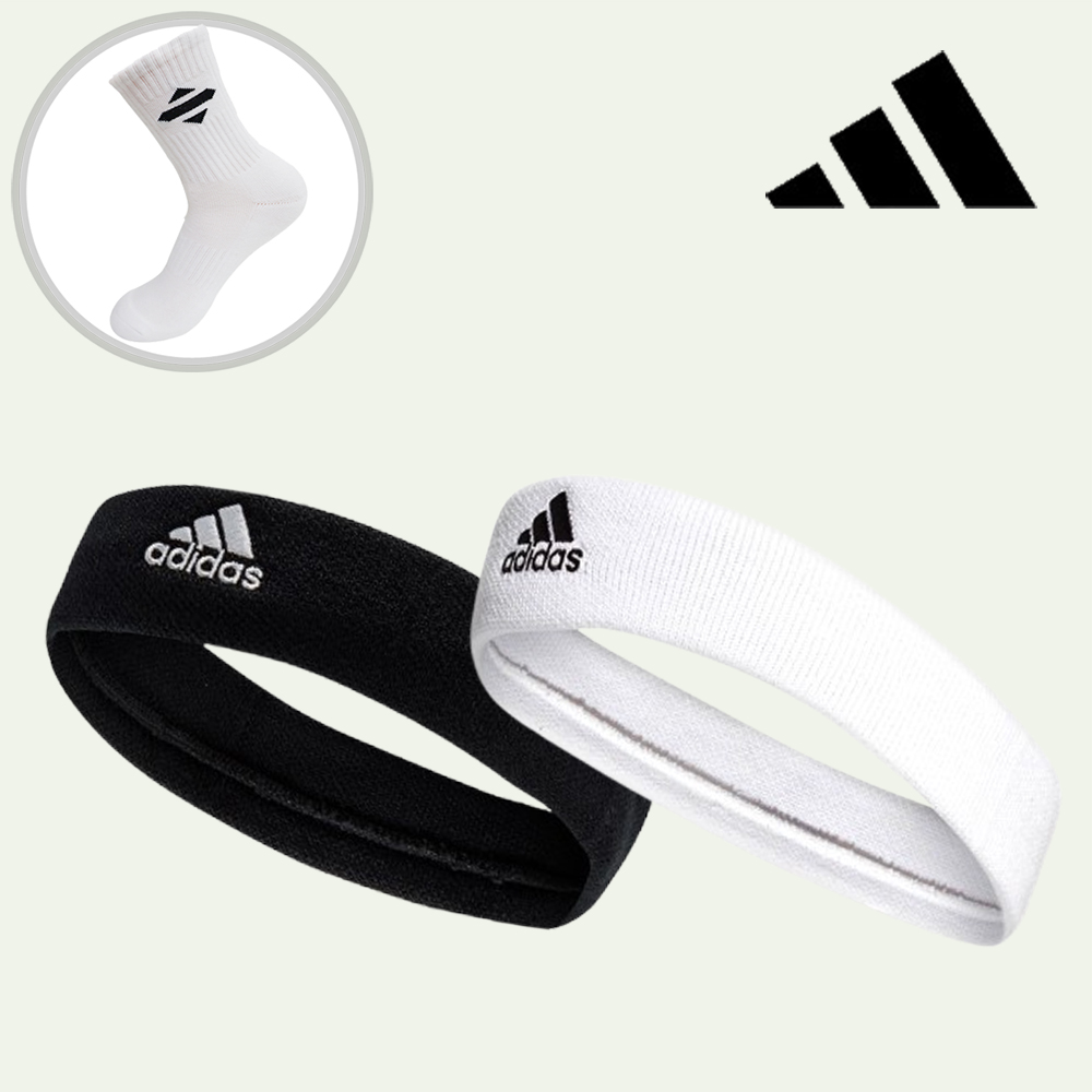 아디다스 운동 스포츠 헤어 땀흡수 헤어밴드 테니스 러닝 헤드밴드 등산 배드민턴 헬스 요가