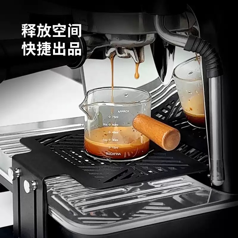커피 저울 받침대 브라켓 스틸 스탠드 바리스타 조절 커피 계량기 카페 샷잔 검은 색 - 상세 이미지 4