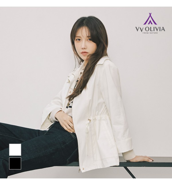 [올리비아로렌]빅카라 야상 점퍼 VVCCL3S2181 : HSANEST