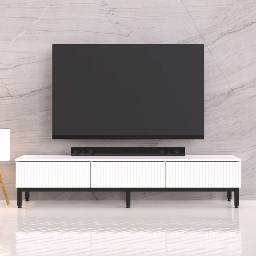 리노 낮은 TV장 테이블 장식장 거실장 1800