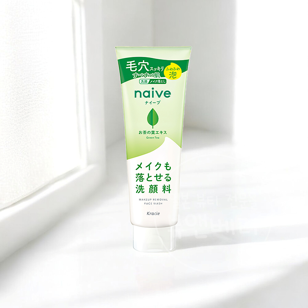 크라시에 나이브 메이크업 리무버 클렌징폼 녹차 200ml, 1개 - 메인 이미지