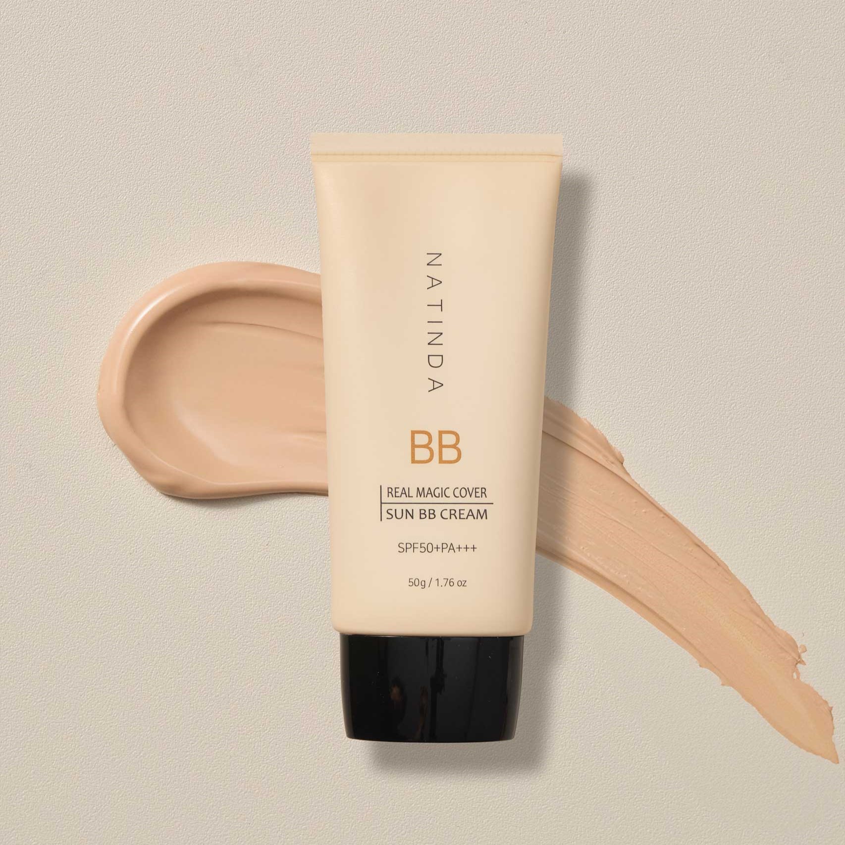 톤업 BB크림 리얼 매직 커버 선 비비크림 50g SPF50+ 자외선 차단 잡티커버 이미지 7
