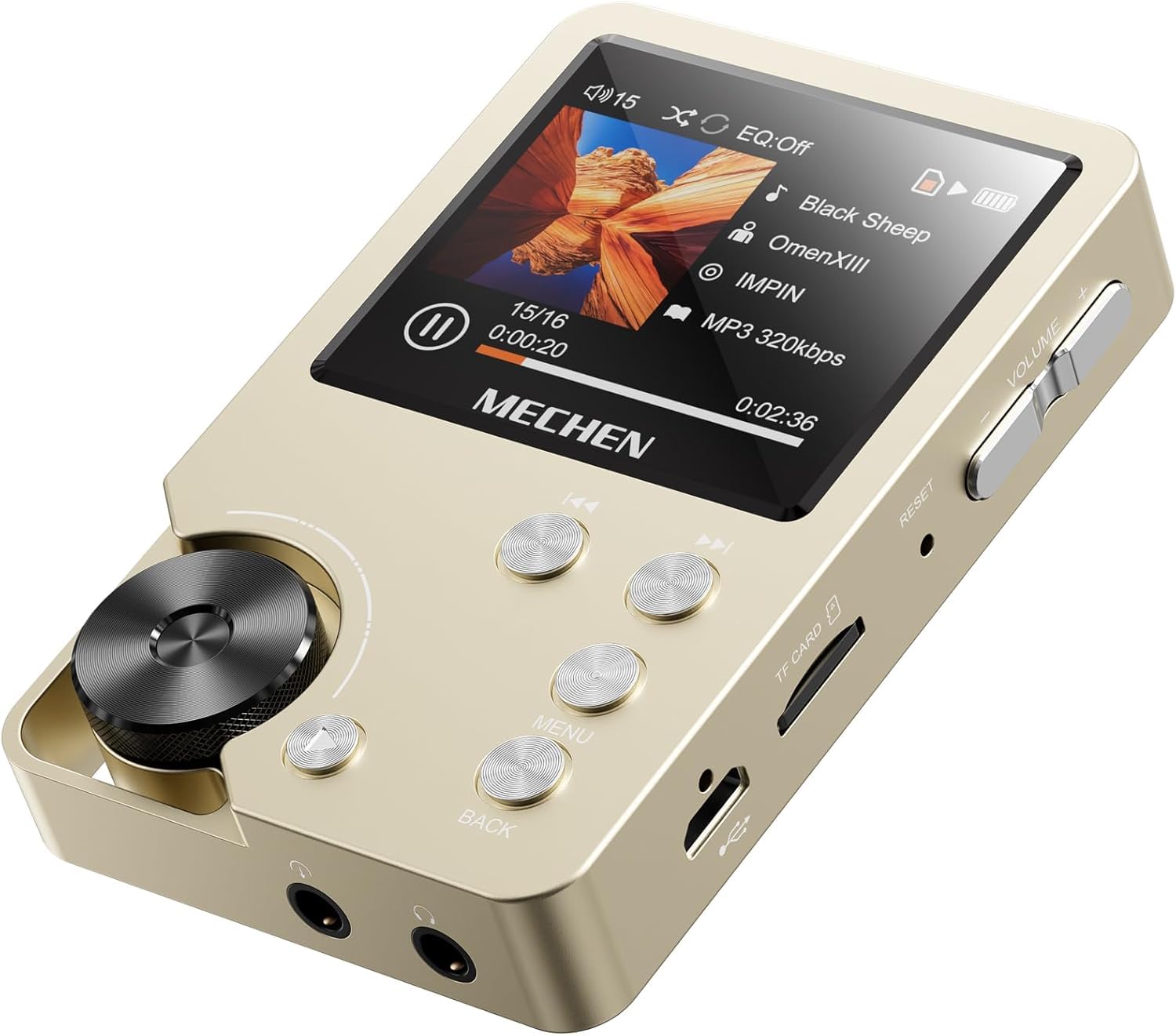 MECHEN M30 하이파이 MP3 플레이어 64GB 골드