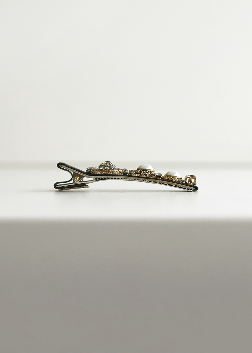 루드 클래식 크리스탈 헤어집게핀 L25SSAC29