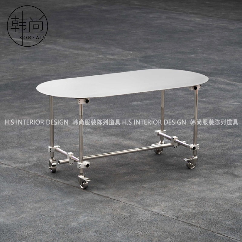 스텐 스툴 테이블 식탁 일체형 주방 작업대 포장대 40x40x40cm (2) 1개 - 상품 이미지