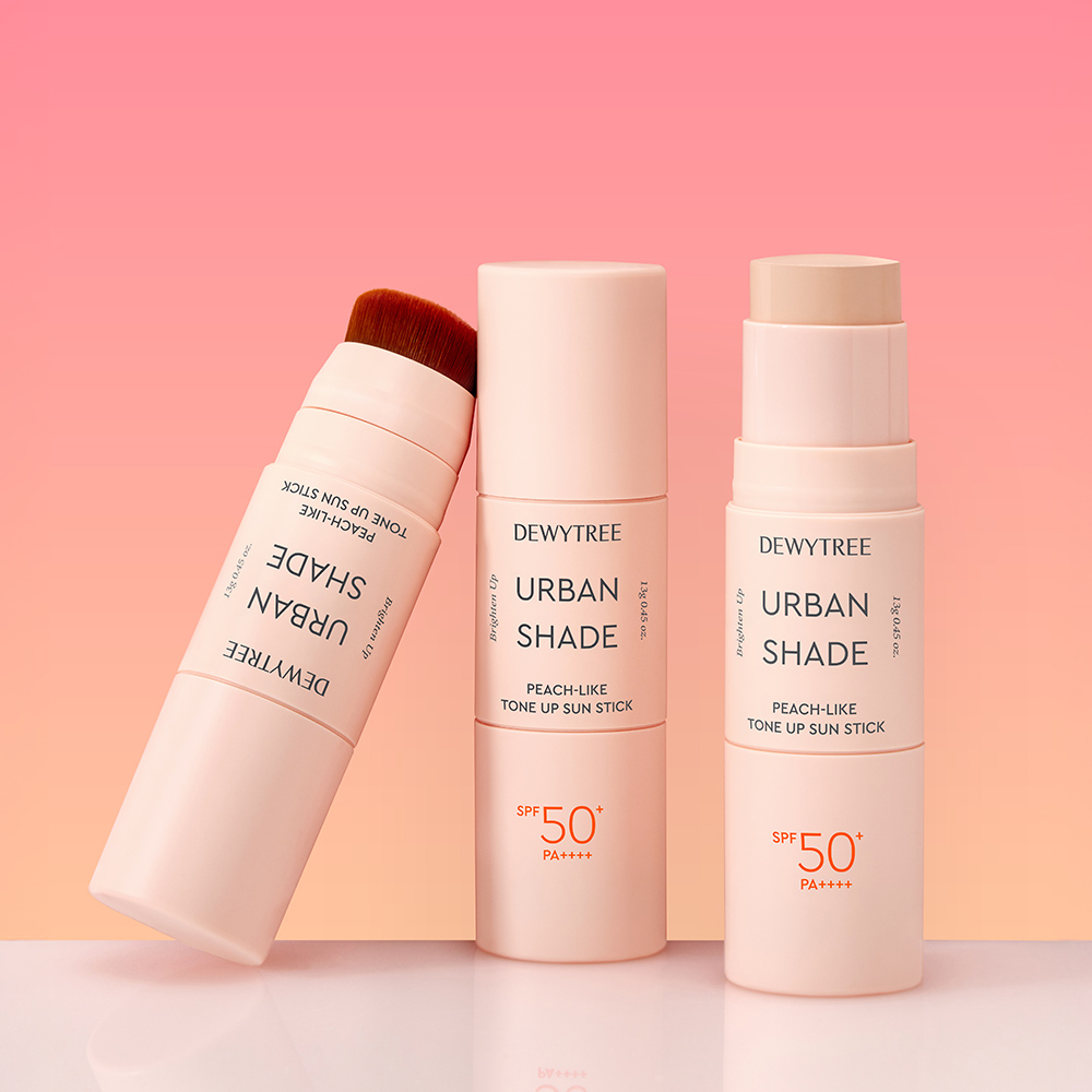 [듀이트리] 어반쉐이드 피치 라이크 톤업 선스틱 13g 선케어 멀티밤 SPF50+PA++++ 스틱썬크림