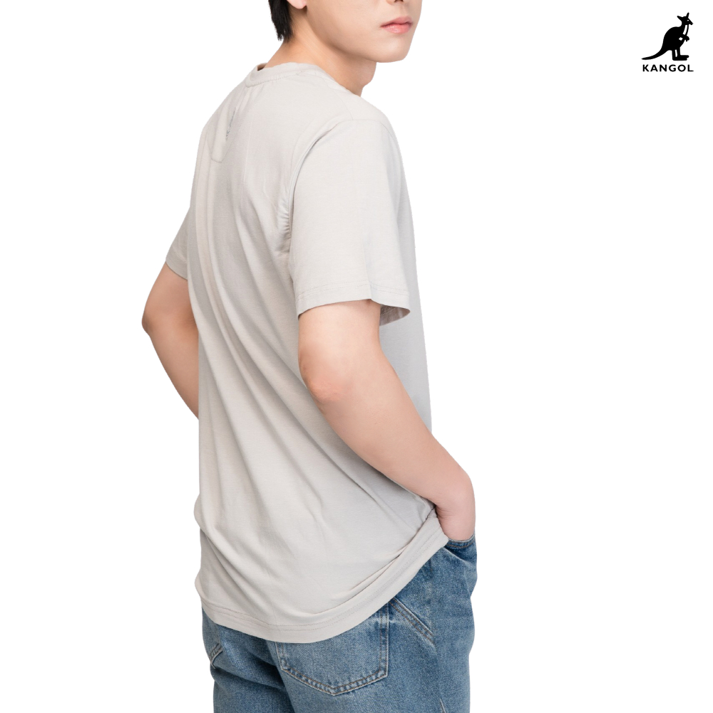 캉골 반팔 티셔츠 남녀공용 K90151 그레이, XL - 상품 이미지