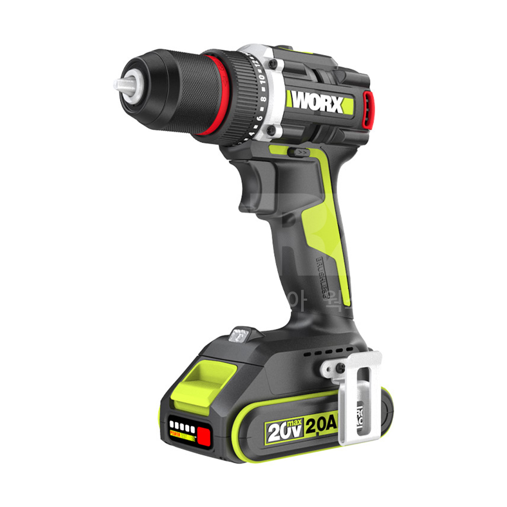 웍스 충전 드릴 드라이버 전동 20V 2.0Ah BL WU173