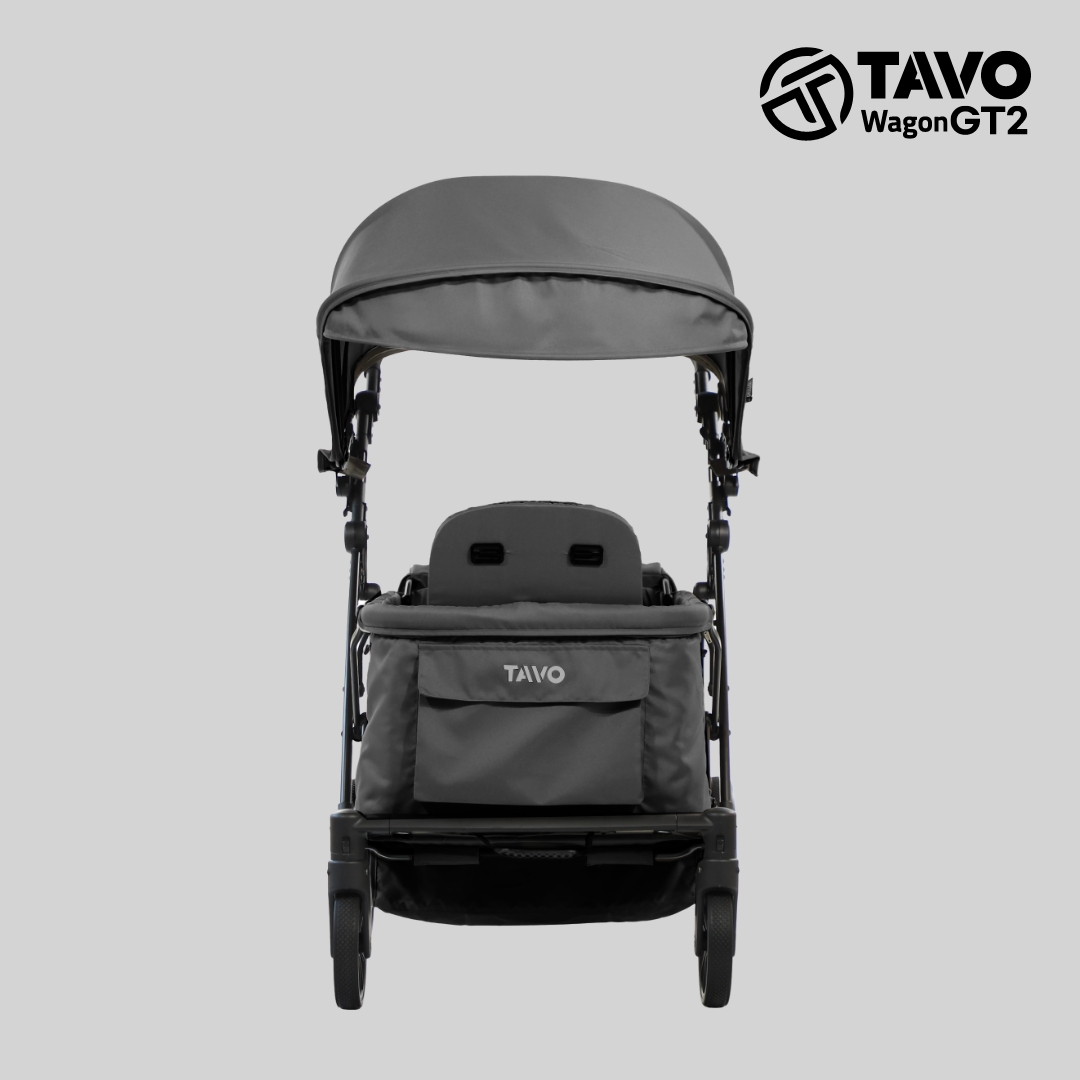 [누비앤타보] TAVO 웨건GT 유모차형 디럭스급 등하원용 유아웨건 GT2 블랙+사은품세트