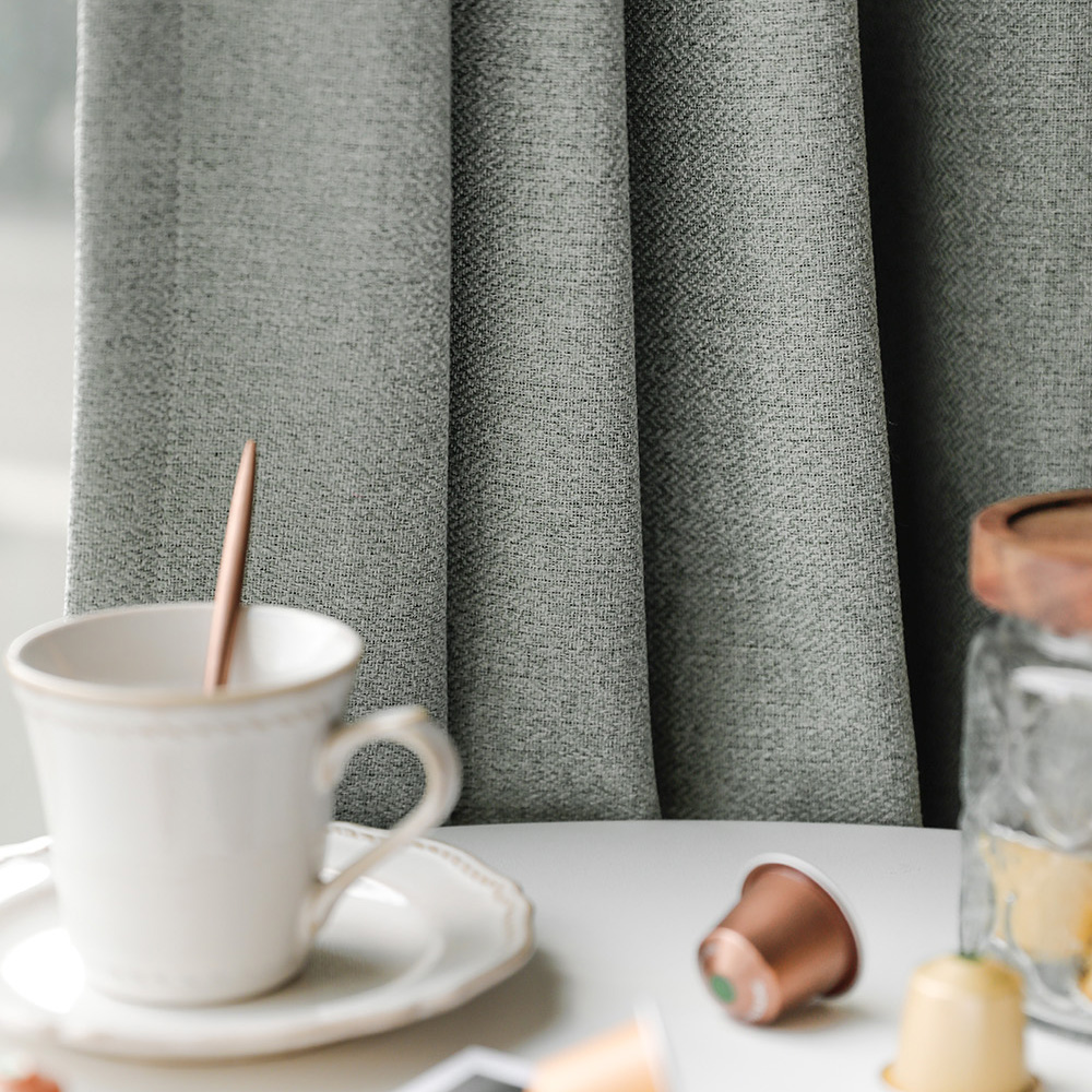 노르딕 사계절 양면 100% 거실 안방 창문 호텔식 암막 커튼