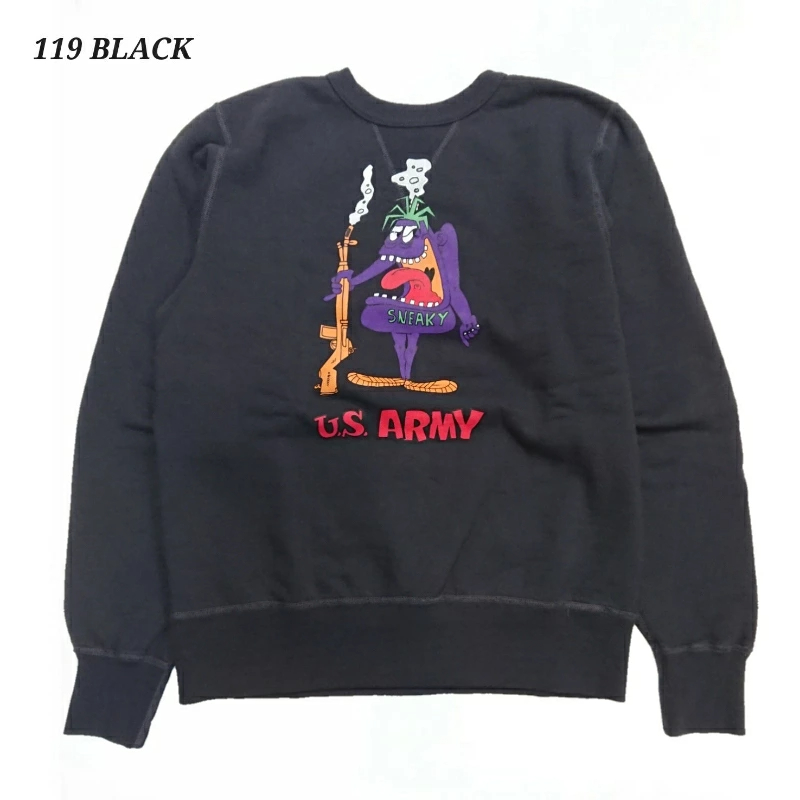 버즈릭슨 BUZZ RICKSONS U.S. ARMY 셋인 크루넥 스웨트 셔츠 BR69067 - 상세 이미지 2