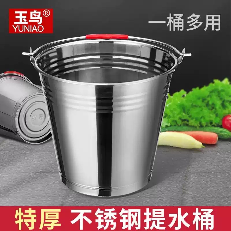양철 양동이 다용도 빈티지 바스켓 아이스 버킷 맥주 20CM 버킷 4L - 상세 이미지 2