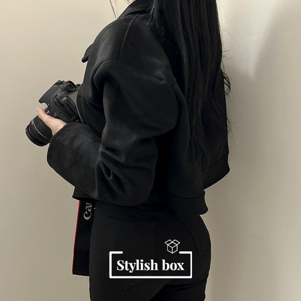 [핵고퀄!/new신상!✨] 스웨이드 카라 집업 크롭 자켓 3color 상세 이미지 19