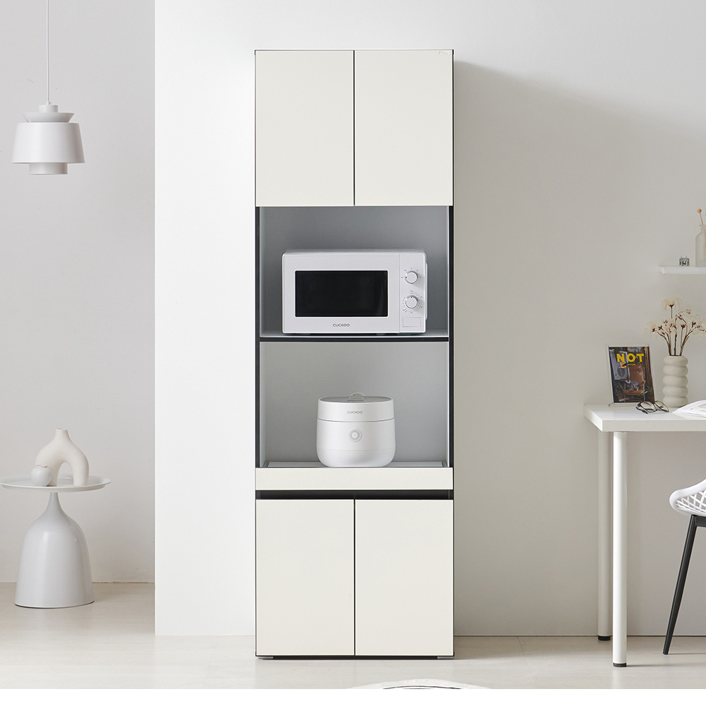 오브제 전자 렌지 밥솥 수납장 선반 렌지대 600 기본형