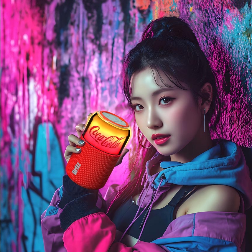 브리츠 휴대용 캠핑용 자전거 TWS 블루투스 스피커 BZ-TK1 (블랙)