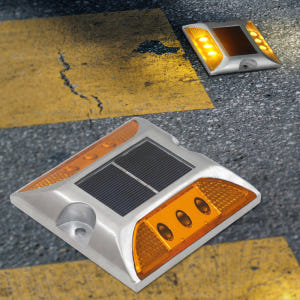 태양광 도로표지병 LED 쏠라 표지병 솔라 사각 주차장 바닥 유도등 실사용 후기 | 효과 있을까? - 상품 이미지 1