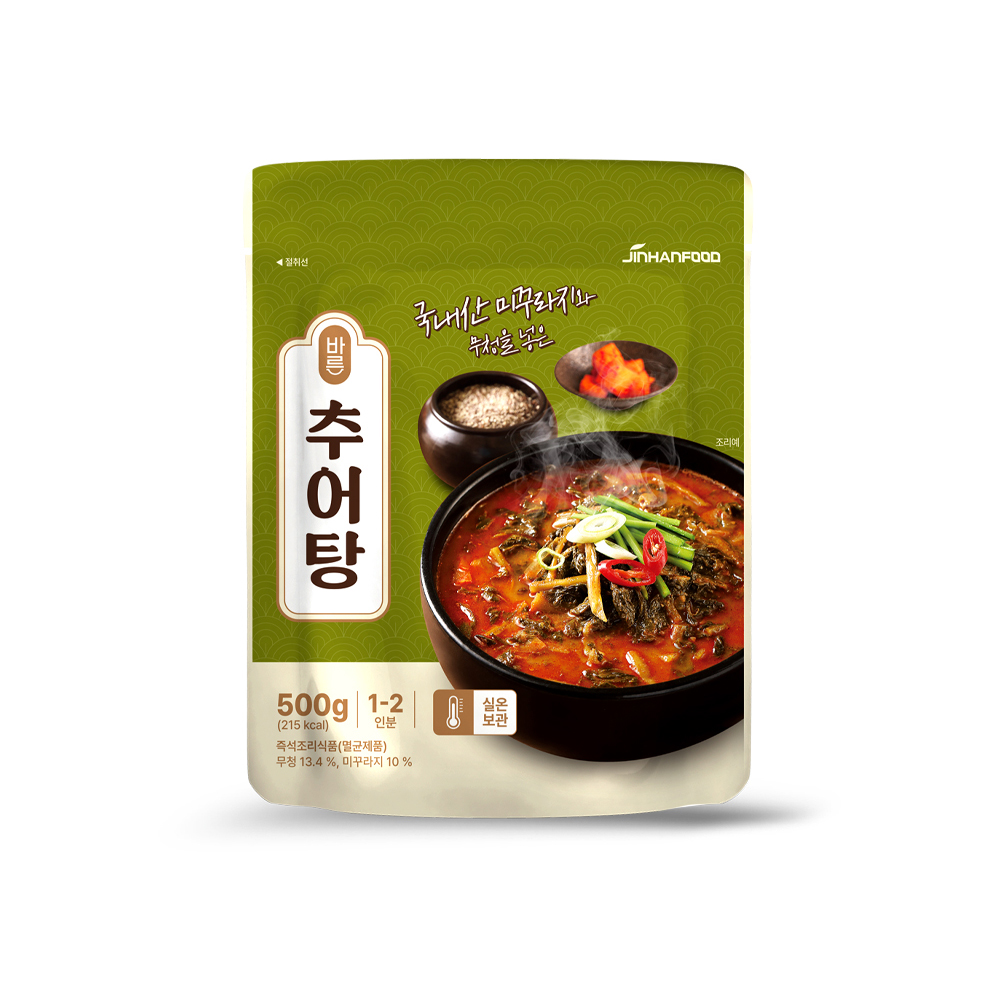 진한식품 바른 추어탕 500g x 1팩 보양식 간편 조리 즉석탕 V : 비타하우스