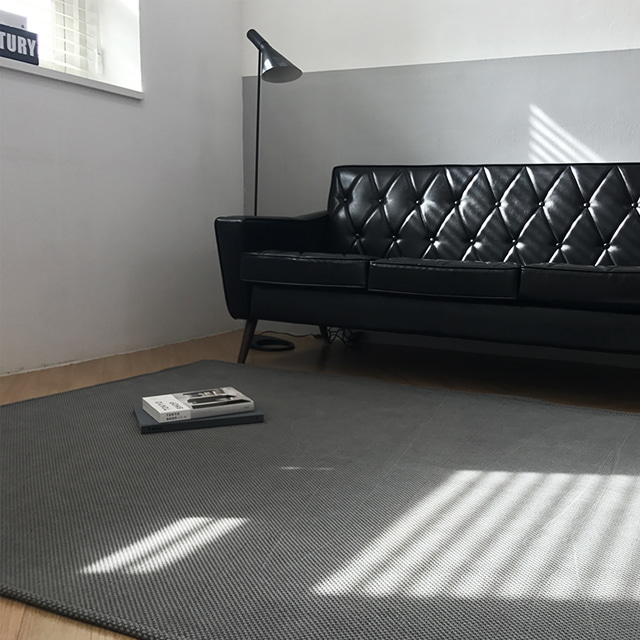 나라데코 거실 카페트 순면 피그먼트 쇼파패드 러그 145x200