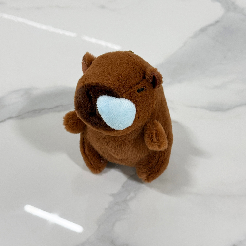 카피바라 키링 귀여운 인형키링 열쇠고리 가방 키홀더 꼬리회전 움직이는 인형 백꾸 백참 이미지 8