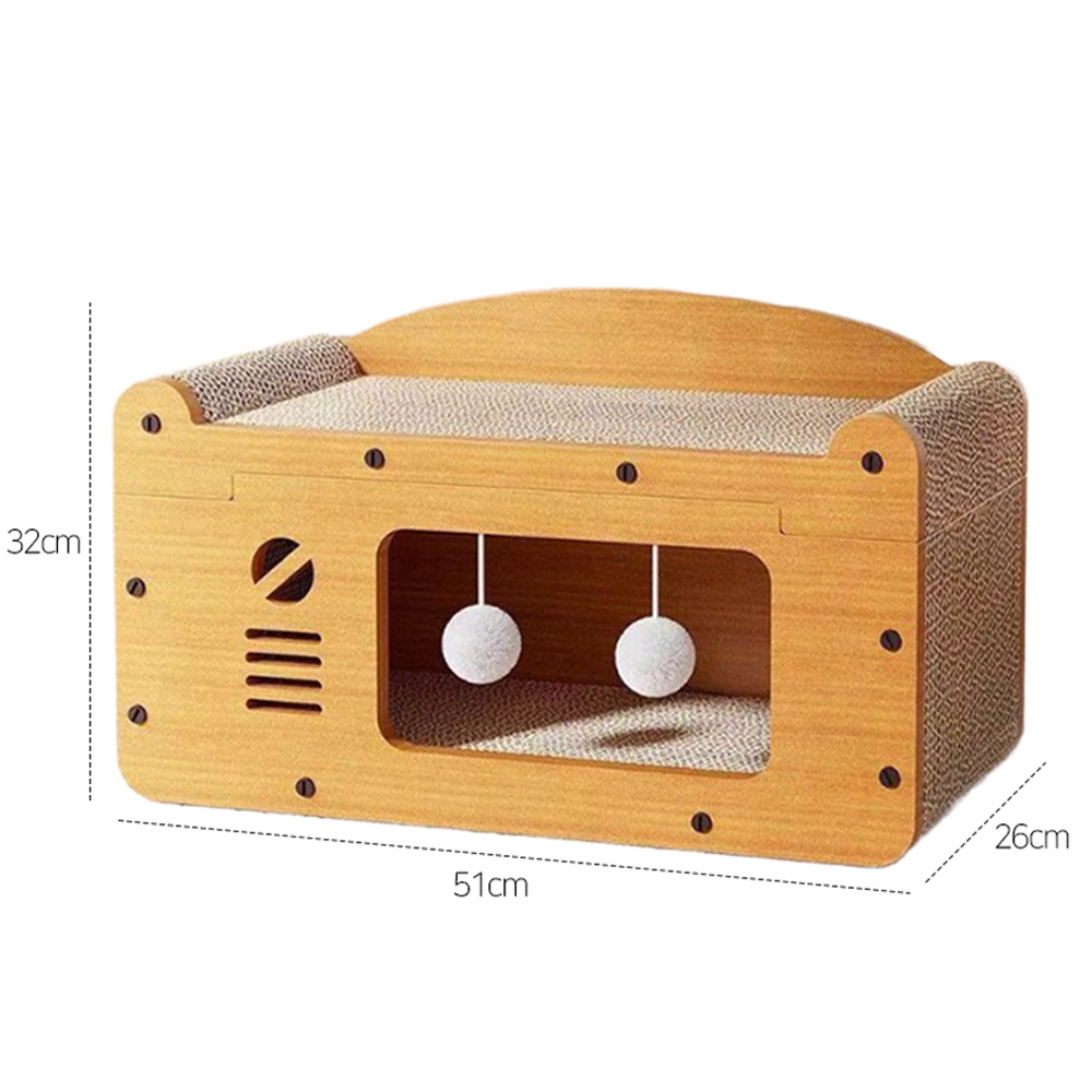 개과천선 어몽드 스케이 고양이 스크래쳐 하우스 발톱관리 분리형 휴식